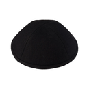 IKIPPAH BLACK WOOL YARMULKE