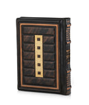 Leather Siddur Cube Style -   bronze leather - Ashkenaz