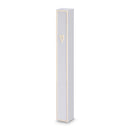 White Plastic Mezuzah with Rubber Cork 15 cm - UK20077