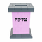 Tzedaka box Pink - Lego - JBrick