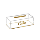 Classic Cake Log Holder  - Gold