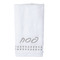 Pesach Dot Border Finger Towel-Silver