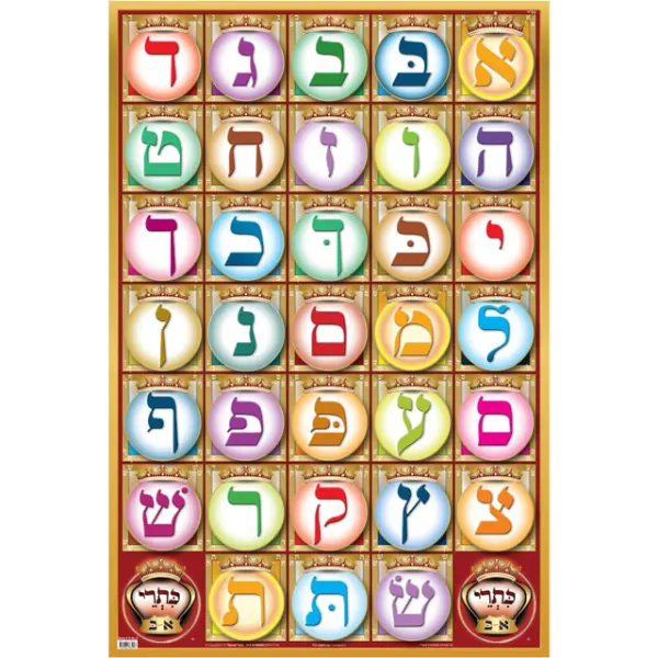 Medium Poster - Alef Beis - Color 19"× 27"