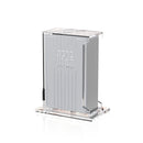Linear Pesach Swivel Bencher & Kiddush Set - Silver