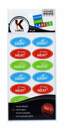 Kosher Labels - Assorted - 18pk