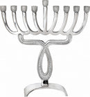 Glitter Menorah - Aluminum