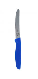 Kitchen Knife - 4.5"  Curved Tip / Serated Edge
