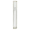 Plastic Transparent Mezuzah with Rubber Cork 15 cm with The Letter Shin