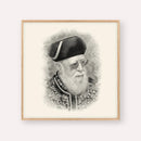 Rabbi Ovadia Yosef – Black & White