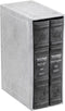 Machzor Rosh Hashanah & Yom Kippur - Hebrew English - 2 Volume - Mid Size - Ashkenaz - Faux Leather - Grey