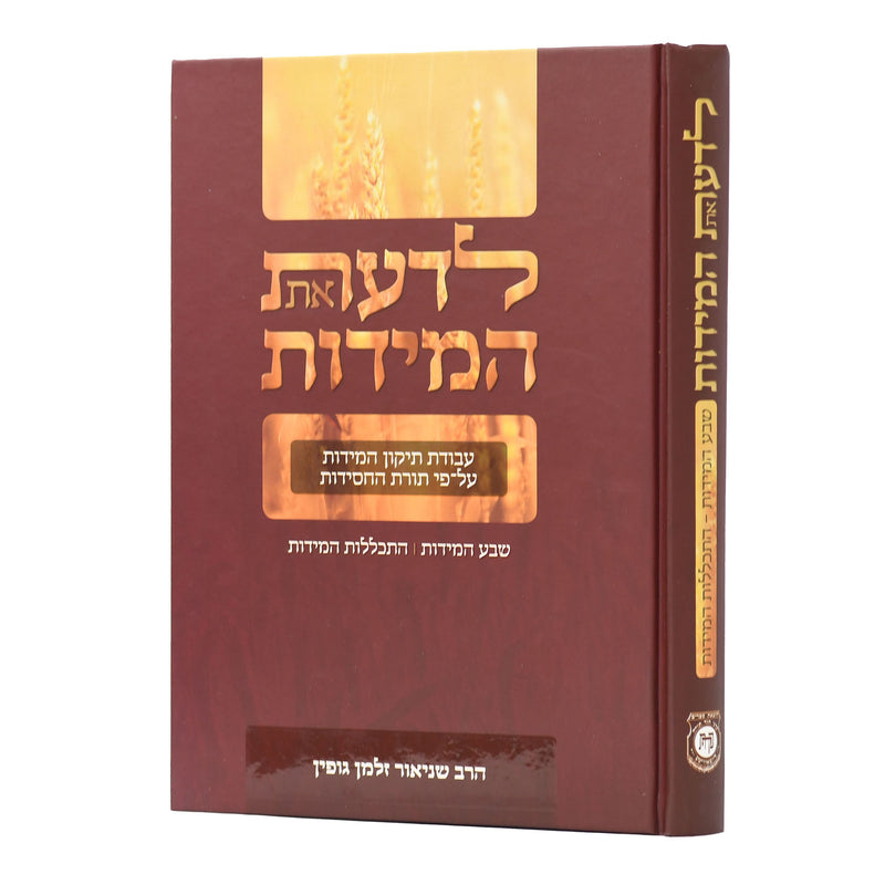 לדעת את המידות - עבודת תיקון המידות על פי תורת החסידות