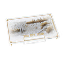 Elevated Stone Kosel Challah Board with Crumb Drawer