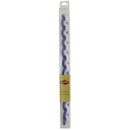 Shalhevet Havdalah Candle Blue/White Round