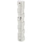 Plastic White Mezuzah with Rubber Cork 12 cm with The Letter Shin - UK24196