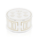 Woven Leather Tiered Kearah - Gold