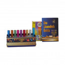 Candle Menorah - Magnetic Colorful - Travel Case with 44 candles