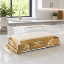Cadence Lucite Cake Log Holder & Tray
