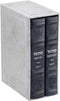 Machzor Rosh Hashanah & Yom Kippur - Hebrew English - 2 Volume - Mid Size - Ashkenaz - Faux Leather - Navy