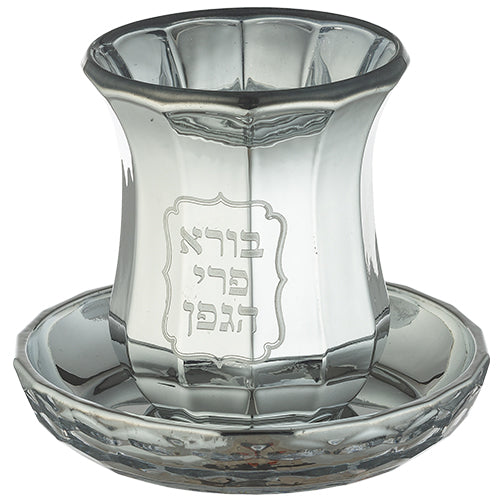 Crystal Kiddush Cup 9 cm - without stem - contains 100ml / 3.4oz - UK81183