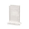 Perspex Matches Holder 13*9.5 cm - Silver Glitter