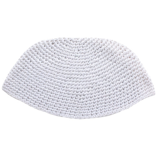 C 22 cm Frik Kippah Plain White