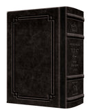 Siddur Interlinear - Sabbath & Festivals - Ashkenaz - Pocket Size - Signature Leather - Black