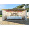 5x3ft Sukkot Fabric - Ushpizin & Netilat Lulav Design