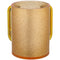 Perspex Clear Washing Cup 13 cm - Gold Sparkles