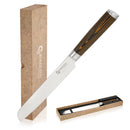 Fine Edge Blade Eight Inch Bread Knife with Pakkawood Handle