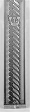 Mezuzah Case Silver Plated- 15 cm scroll - TUZ103