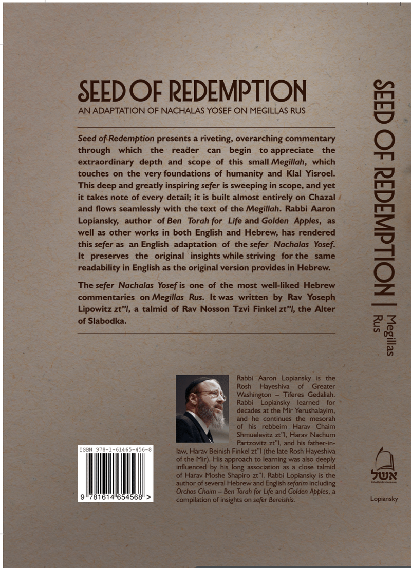 Seed of Redemption on Megilas Rus - Lopiansky