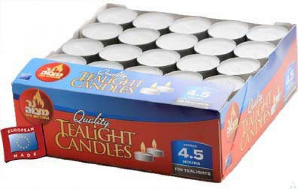 Tea Light Candles - 50 Bulk Pack