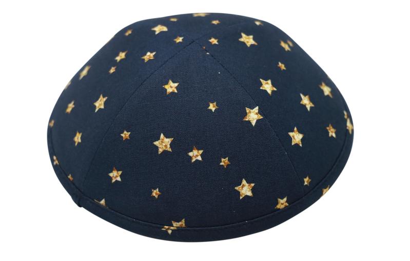 IKIPPAH GOLD STARS YARMULKE