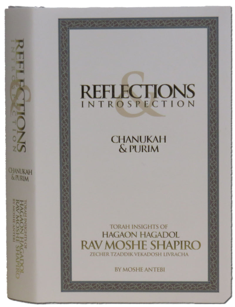 Reflections & Introspection - Chanukah & Purim - R' Moshe Shapiro