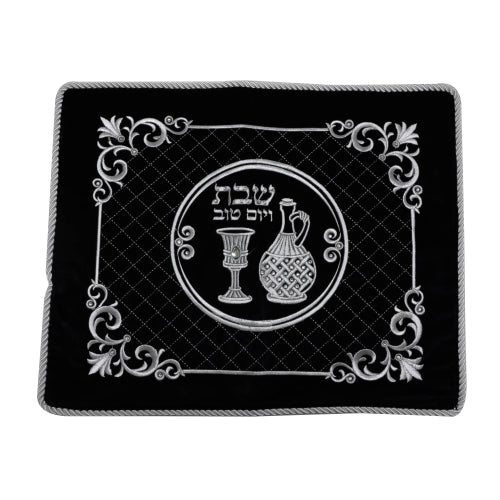 VELVET CHALLAH COVER 52X43 CM WITH EMBROIDERY