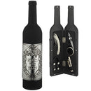 Wine Accessories Set In Bottle With plaque 32 cm - UK46981