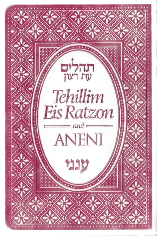 Tehillim Eis Ratzon & Aneni - Flex Cover - Raspberry