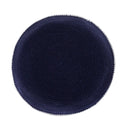 IKIPPAH NAVY W/ WHITE RIM KNIT YARMULKE 17