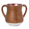 Aluminum Washing Cup 13 cm - In Brown Glitter Coating