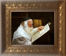 Painting of R' Chaim Kanievsky - GOLD FRAME