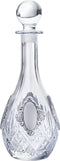 Crystal Round Decanter with 4 Silver orcs