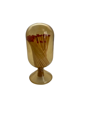 Glass Match Cloche- Champagne