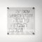 Lucite Birchat Haesek - Marble Letters - Hebrew