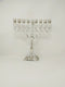Oil Menorah - Classic Style - Silver Plated - 13"