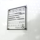 Lucite Birchat Habayit - English - Modern [Thick] - Gray