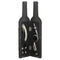 Wine Accessories Set In Bottle With Silver Plaque