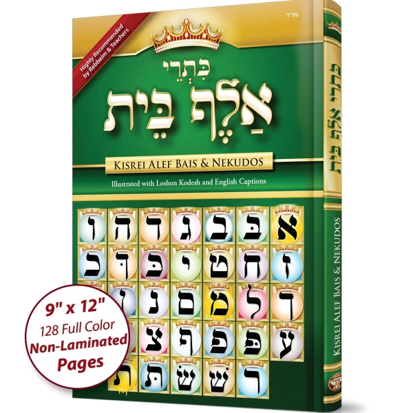 Kisrei Alef Bais And Nekudos Illustrated With Hebrew And English Captions
