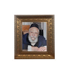 Painting of R' Moshe Feinstein (Gold Frame) 11x14