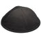 Fabric Kippah size 5, 20 cm- Glossy Black
