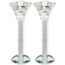 CRYSTAL CANDLESTICKS 18 CM - UK47520